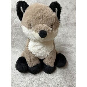 Lambs & Ivy Painted Forest Brown/White Plush Fox 10"Stuffed Animal - Knox